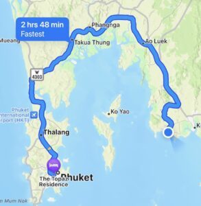 Phuket to Krabi